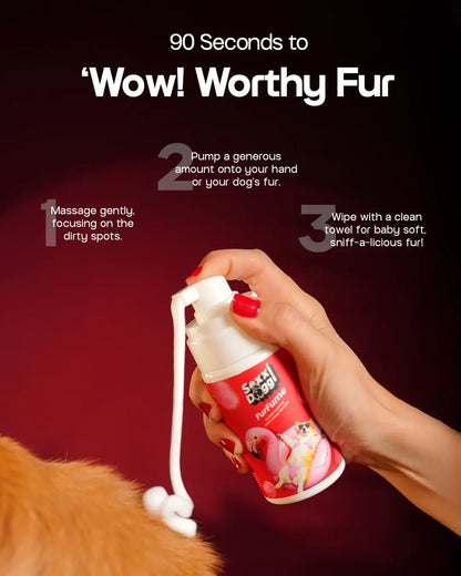 Dry Foaming Shampoo and Furfume - Cotton Candy (100 ml)