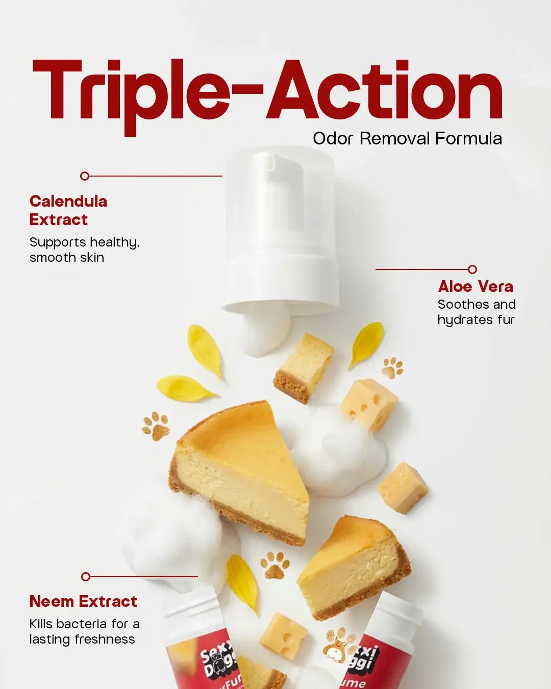 Dry Foaming Shampoo and Furfume - Cheesecake (100 ml)