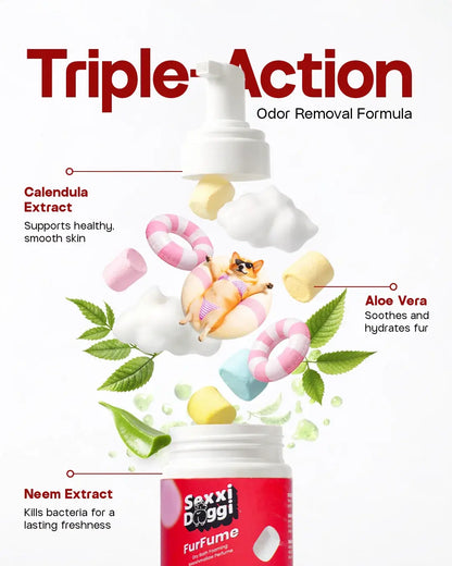 Dry Foaming Shampoo and Furfume - Marshmallow (100 ml)