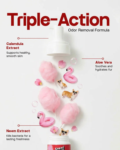 Dry Foaming Shampoo and Furfume - Cotton Candy (100 ml)