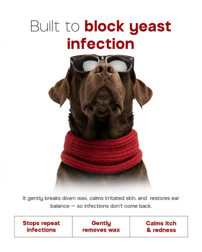 India's Quickest Dog Ear Cleaning Solution - EarClear (100 ml)