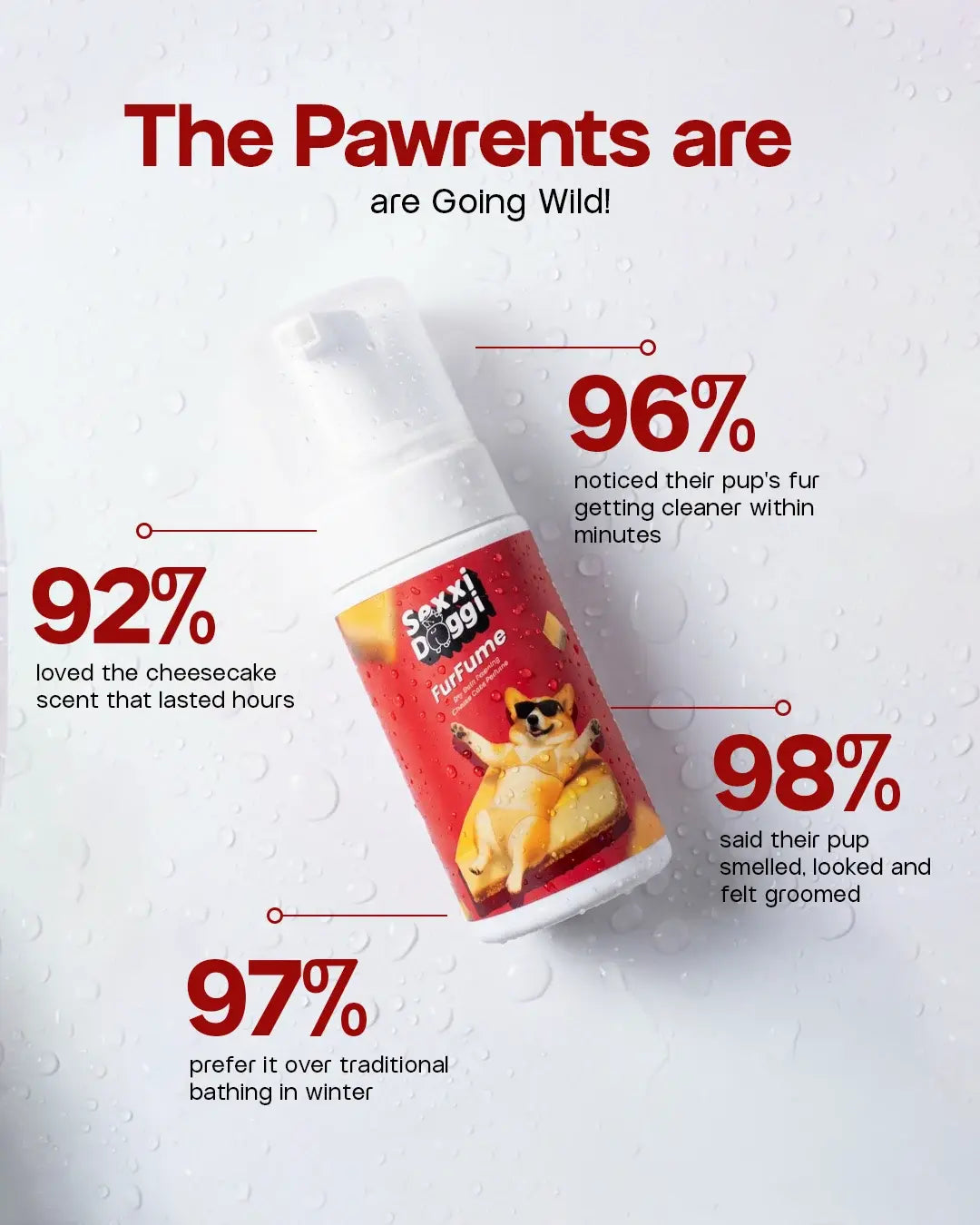 Dry Foaming Shampoo and Furfume - Cheesecake (100 ml)