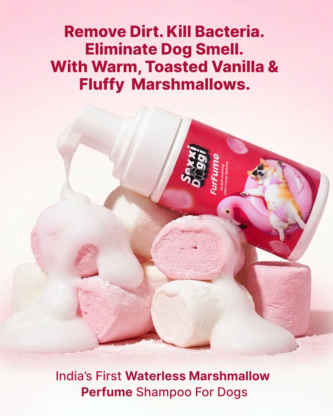 Dry Foaming Shampoo and Furfume - Marshmallow (100 ml)